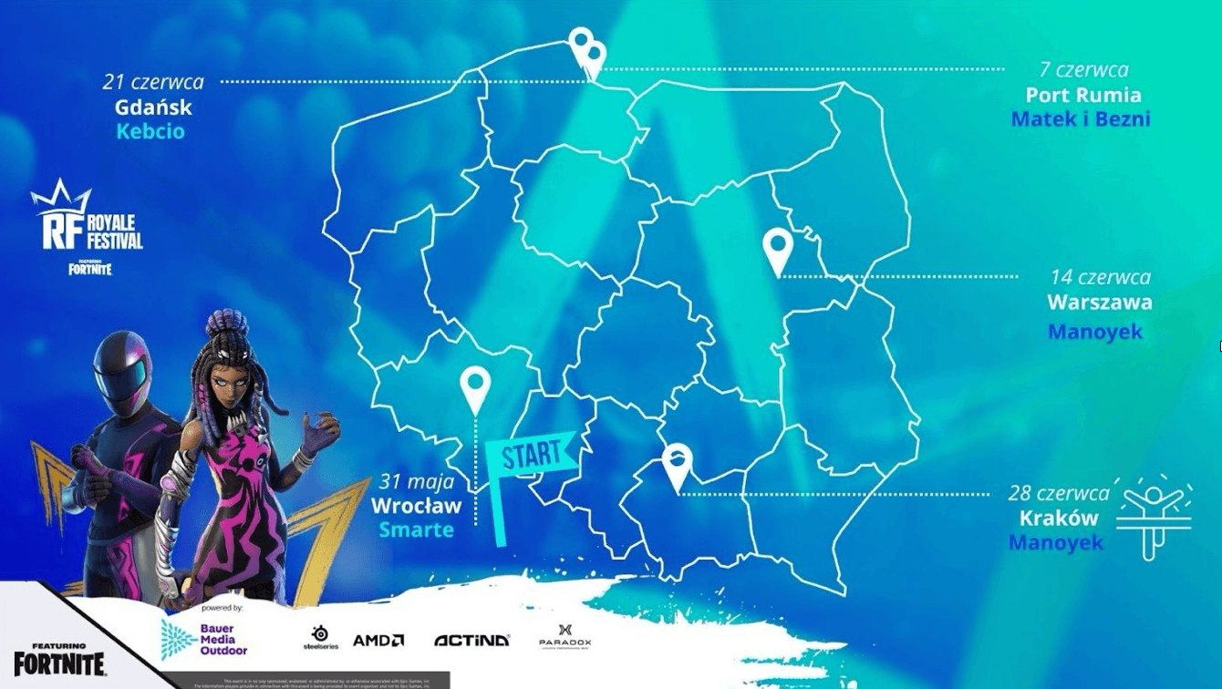 Fortnite Fever Hits Wrocław: ROYALE FESTIVAL 2025 Arrives with a Bang